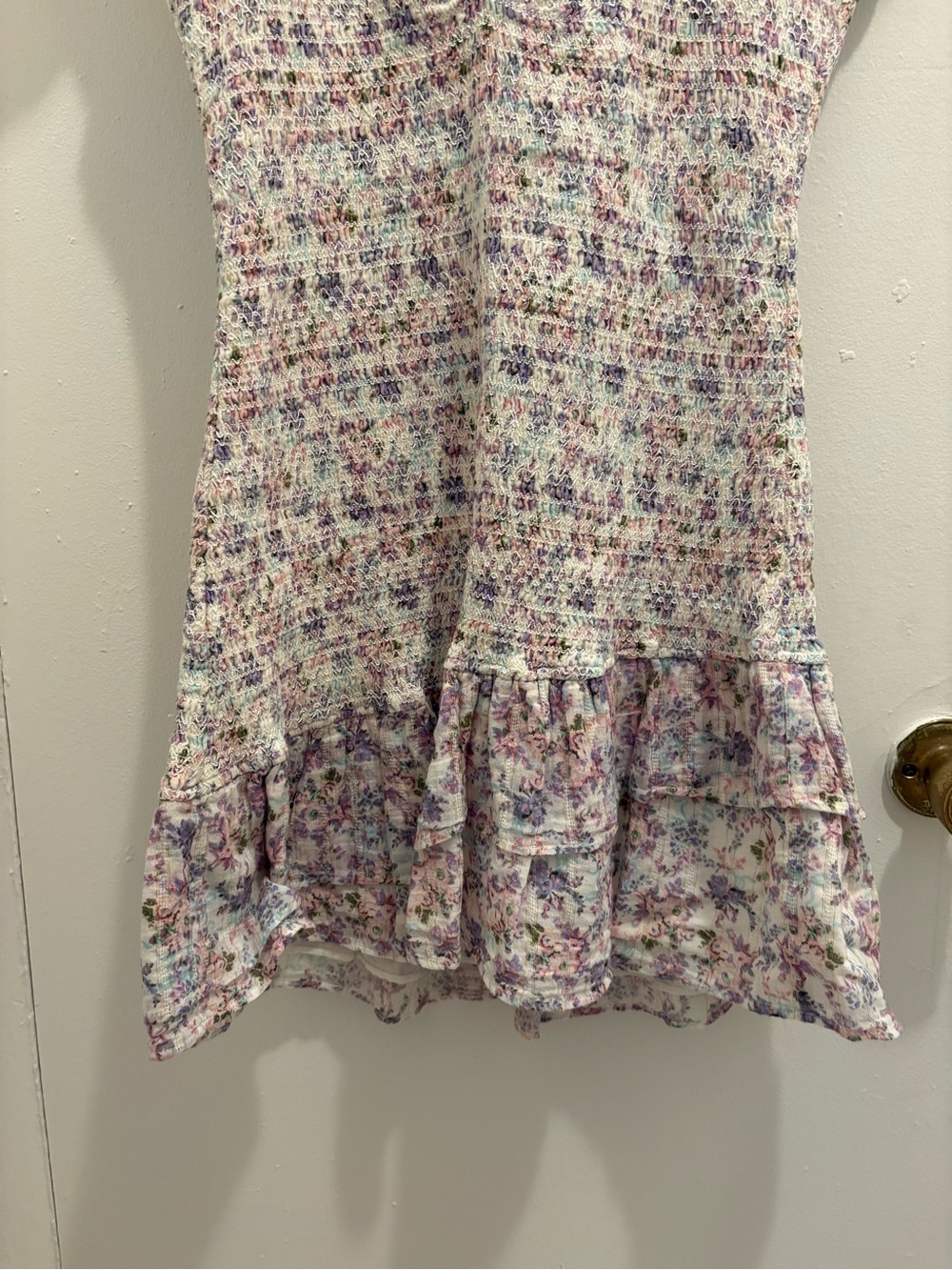 LoveShackFancy Trevor floral ruffle mini dress - Picture 5 of 5